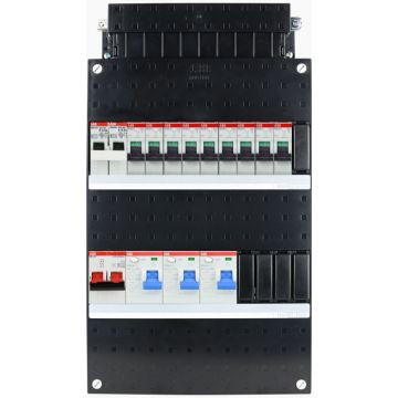 ABB SN201L groepenkast 9 groepen + fornuis 1 fase 220x390 (BxH)