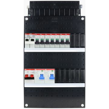 ABB SN201L groepenkast 7 groepen + fornuis 1 fase 220x390 (BxH)