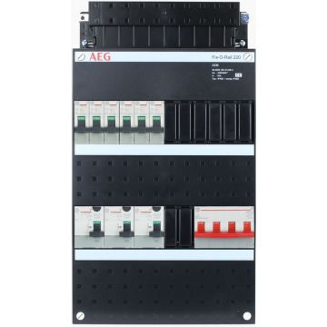 AEG groepenkast 6 groepen 3 fase 220x390 (BxH)