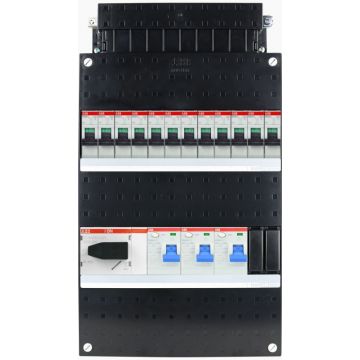 ABB SN201L groepenkast 12 groepen 3 fase 220x390 (BxH)