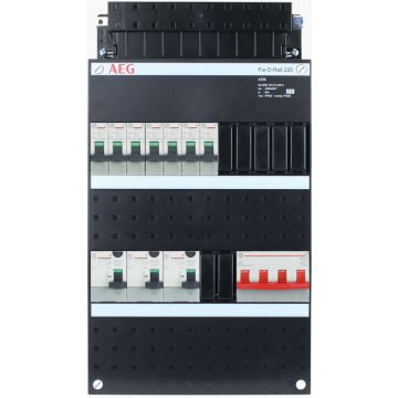 AEG groepenkast 7 groepen 3 fase 220x390 (BxH)