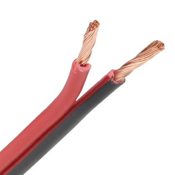 Helukabel luidsprekerkabel 2x0.5mm2 zwart/rood per rol 100 meter