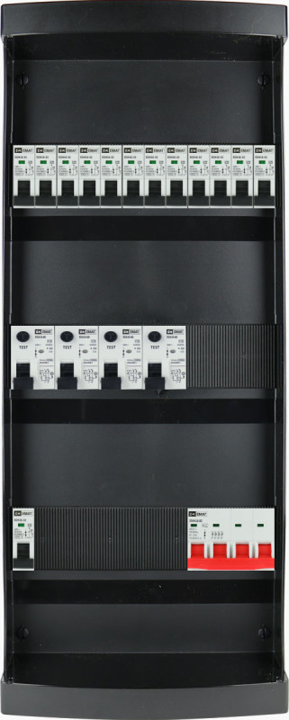 Miniatuur van EMAT Eaton groepenkast 13 groepen 3 fase 220x550 (BxH)