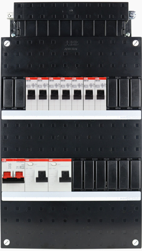 Miniatuur van ABB-HAF groepenkast 7 groepen 1 fase 220x390 (BxH)