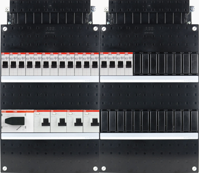 Miniatuur van ABB-HAF groepenkast 16 groepen 3 fase 440x390 (BxH) 