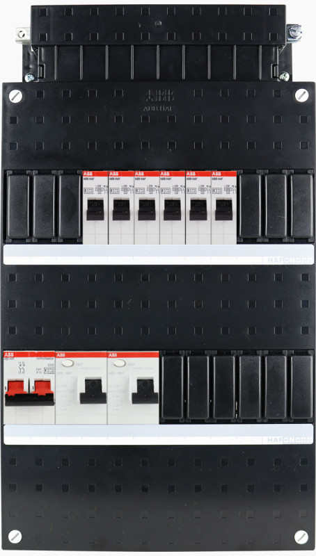 Miniatuur van ABB-HAF groepenkast 6 groepen 1 fase 220x390 (BxH) 