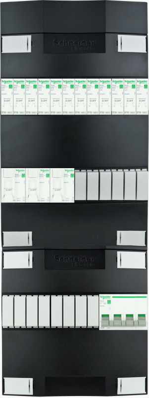 Miniatuur van Schneider groepenkast 12 groepen 3 fase 220x600 (BxH)