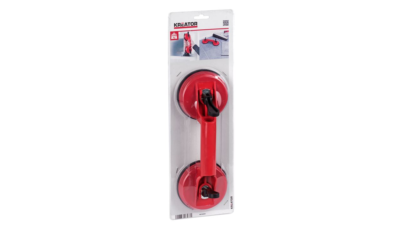 Miniatuur van Kreator zuignap dubbel Ø 115mm capaciteit 100kg (KRT564002)