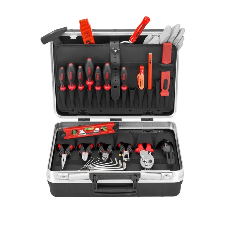 Miniatuur van Cimco gevulde leerlingkoffer-E gereedschapskoffer 29 delig (170550)