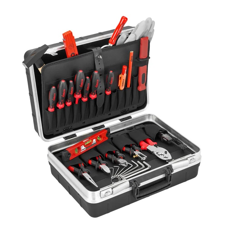 Miniatuur van Cimco gevulde leerlingkoffer-E gereedschapskoffer 29 delig (170550)