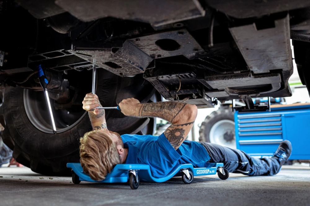 Miniatuur van GEDORE kunststof monteursbed ligmat rolbed met wielen (905)