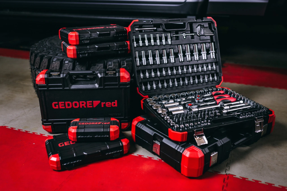 Miniatuur van GEDORE RED dopsleutelset 1/4" + 3/8" + 1/2" 172-delig (R45603172)