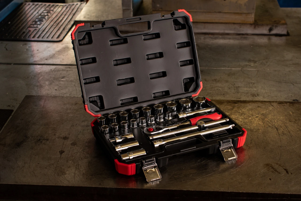 Miniatuur van GEDORE RED dopsleutelset 1/2” 10-32mm 24-delig (R69003024)