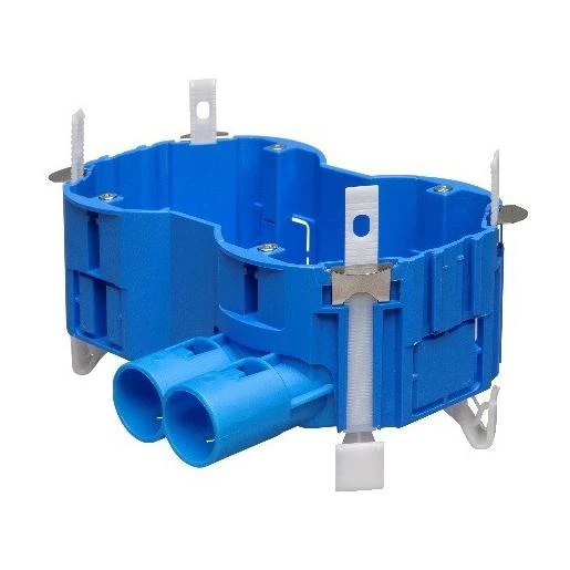 Miniatuur van ABB dubbele hollewand inbouwdoos Ø16/19/20mm 50mm (HW252-F) (HW252-F)
