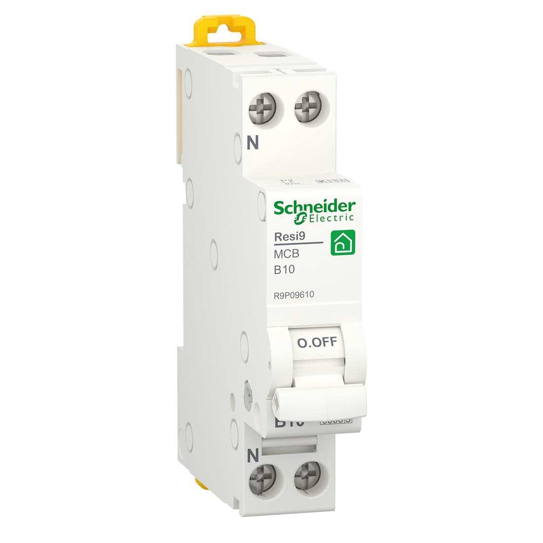 Miniatuur van Schneider Electric installatieautomaat 1-polig+nul 10A B-kar (R9P09610)