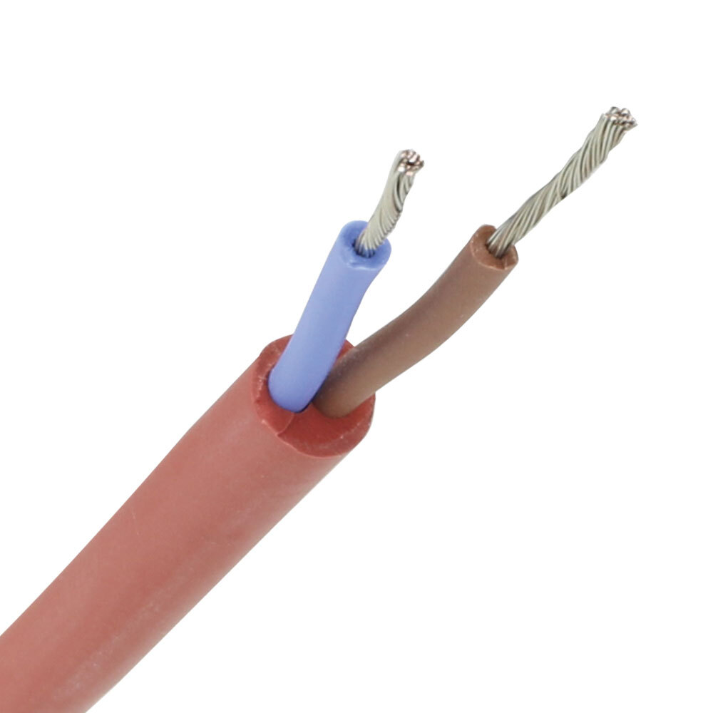 Miniatuur van Siliconenkabel SiHF 2x1mm² per rol 100 meter