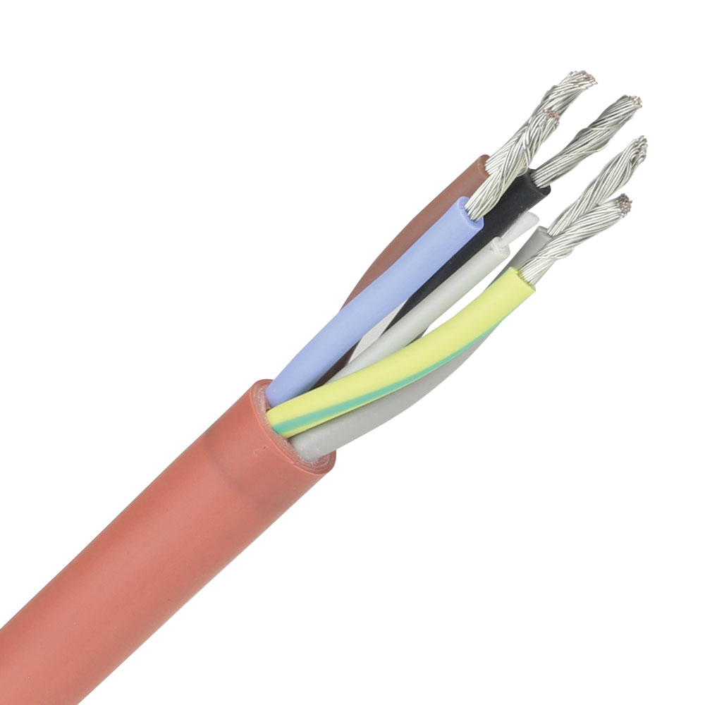 Miniatuur van Siliconenkabel SiHF 5x2.5mm² per haspel 500 meter