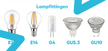 Soorten lampfittingen